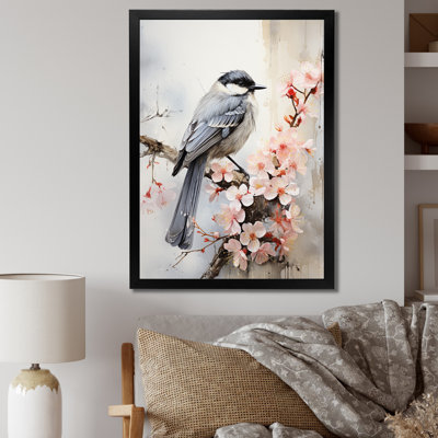 " Asian Art Bird Sumi I "