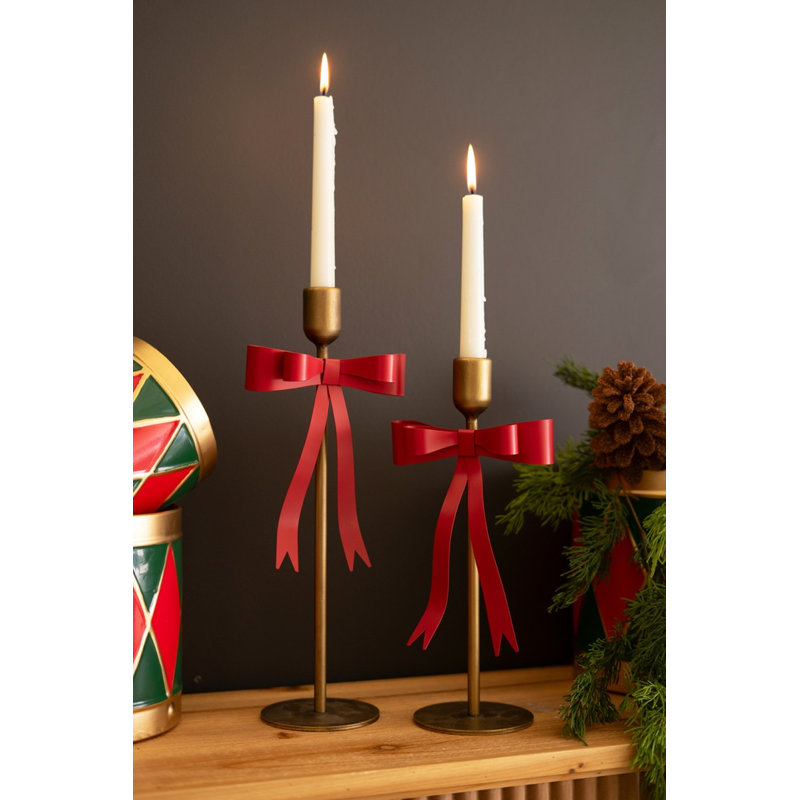 Ensemble de deux porte-bougies papillons, 1