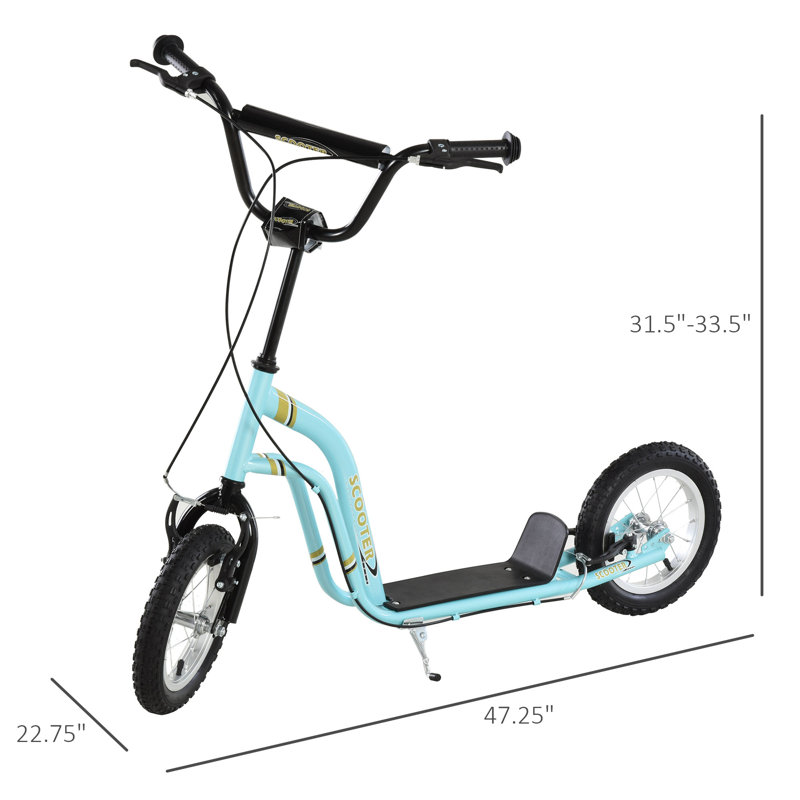 Aosom 1 Seater Push/Pull Ride On, Blue