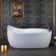 71" x 31.5" Whirlpool and Air Bath Heated Soaking Combination Tub with Tub Filler