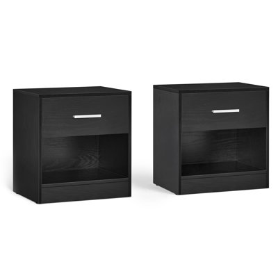 Meraya 39cm W Manufactured Wood Bedside Table