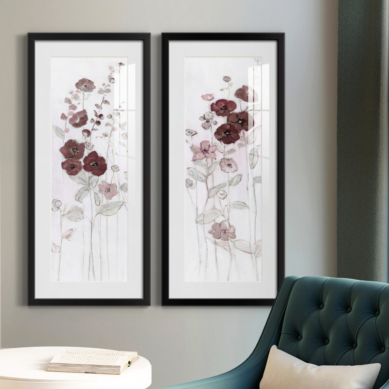 Cadre photo, ensemble de peintures sur papier