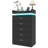 5-Drawer 27.6" Dresser With Charging Station And LED Lights-731882271