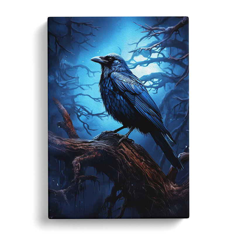 Crow Digital - Wrapped Canvas, 76cm H x 50cm W x 3cm D