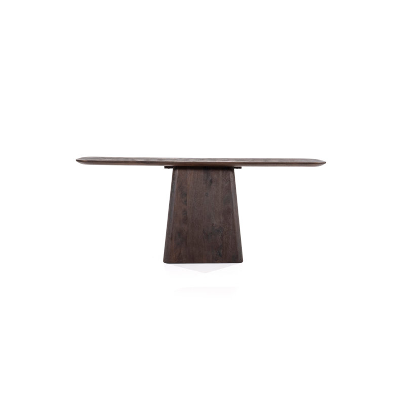 Aron 71'' W Solid Wood Console Table, Brown