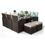Giardino 10 - Person Wicker Patio Dining Set with Rectangular Table , Cushions Included