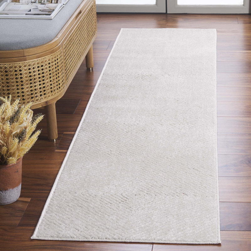 Tapis géométrique Keymaya Performance, Tapis de couloir 2 pi x 8 pi