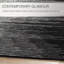 Tapis rayé en laine touffeté à la main noir / gris Brittanie-28199813