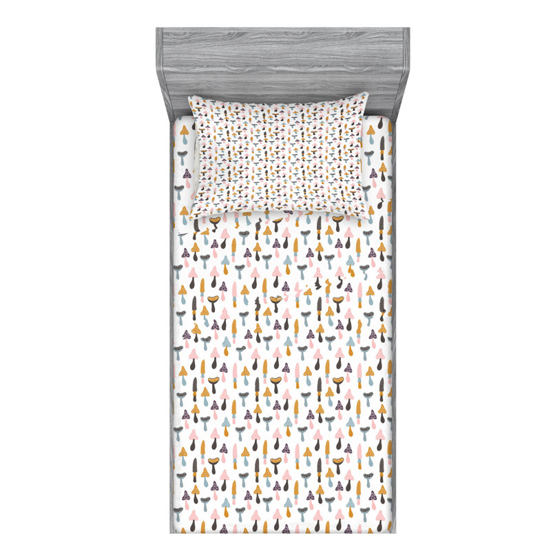 Microfiber Sheet Set, Twin XL Sheet Set with Fitted Sheet