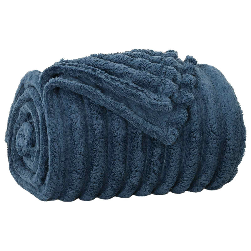 5.1-42 Throw Blanket, 270cm x 240cm, Navy Blue