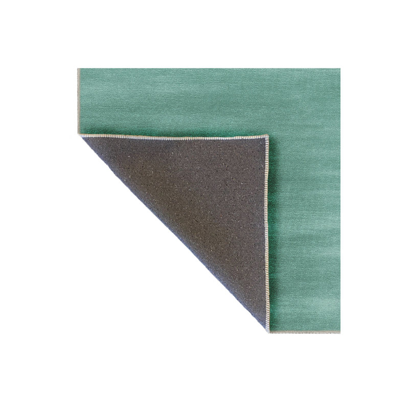 Tapis bleu tissé lavable rétro Mosso, 3'3" x 4'11"