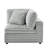 2-Piece Sofa Sectional In Plush Polyester Cord-Like Fabric