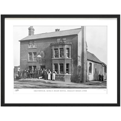 Smethwick, King's Head Hotel, Hagley Road C1900 - Single Picture Frame Print