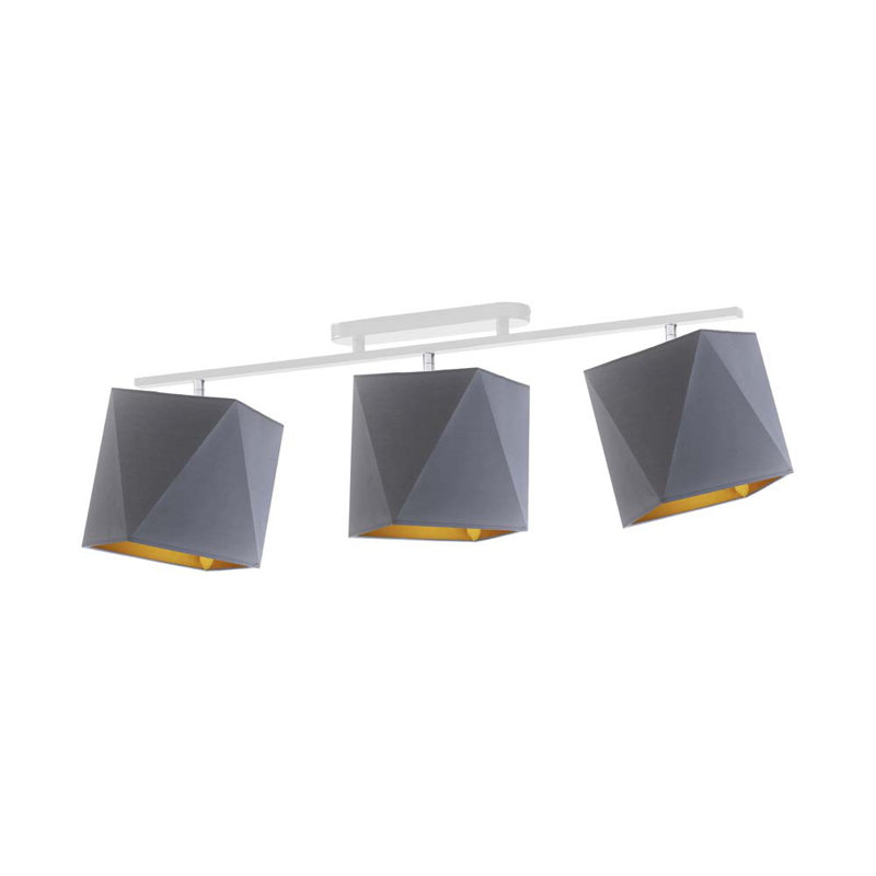 Goodell 3 - Light Kitchen Island Pendant, Grey, Matte White