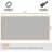Outsunny Universal Replacement Mesh Sidewall Netting for Patio Gazebos and Canopy Tents with Zippers, Sidewall Only, Cream-49703914-98115532