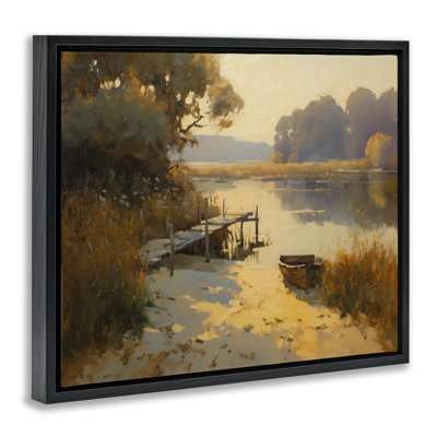 Golden Hour en cadre flottant d'automne, design par Arlington Prints