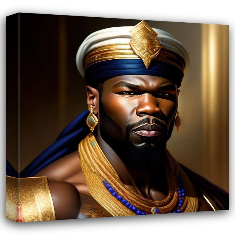 " 50Cent " by Stephen Chambers, 15" W x 15" H