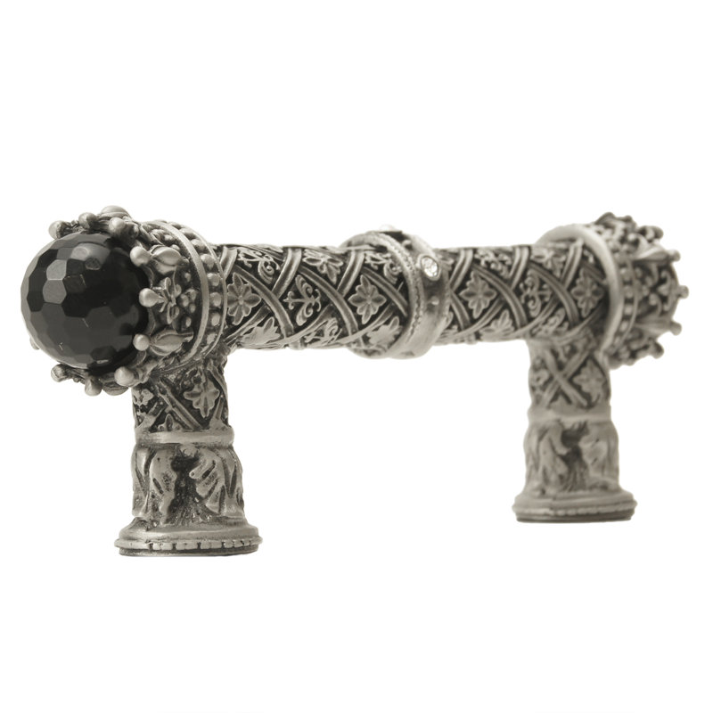 Carpe Diem 6528-23CABOX Crowning Glory Queen Penelope Chrysalis Queen Penelope 3 inches c.c. pull w/ Swarovski Crystals & semi‐precious stones in Chrysalis