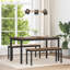 Metal Base Dining Table-1698938361-1698938367