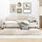 Modern Clari Upholstered Tufted Daybed With Trundle