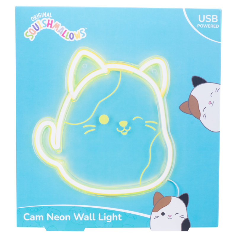 Squishmallows Cam Neon Wall Light 22.5" LED Sign