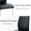 Chaise de salle à manger en métal avec pieds en métal (ensemble de 8)-540145761-540145762