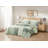 Sage/Green/Beige Patchwork Pre-Washed Cotton Quilt Set-1983109562