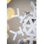 Wood Snowflake Ornament - White-985374003