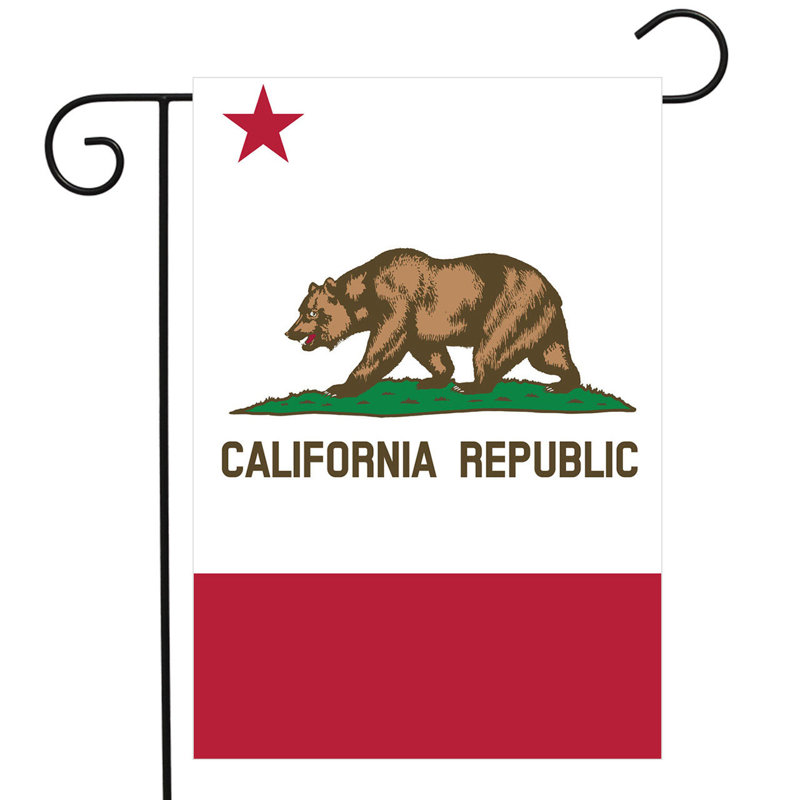 Drapeau du jardin de l'État de la Californie