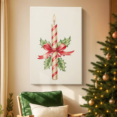 Hearth of Tinsel - Bénédiction dorée - Toile tendue avec châssis de qualité supérieure