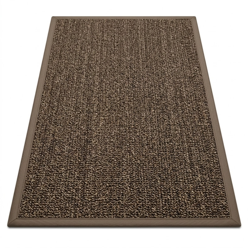 Door Mats 17"x29" Entrance Resist Dirt Inside Washable Non Slip Entry Rugs Brown