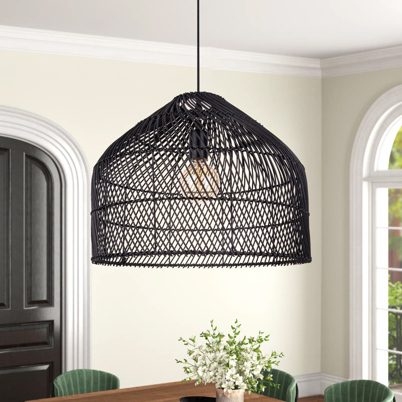 1 - Light Natural Geometric Pendant