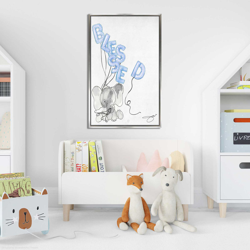 So So Blessed (Vertical) par By Jodi - impression, Cadre flottant argent, H 33,5 po x l 21,5 po x P 2 po