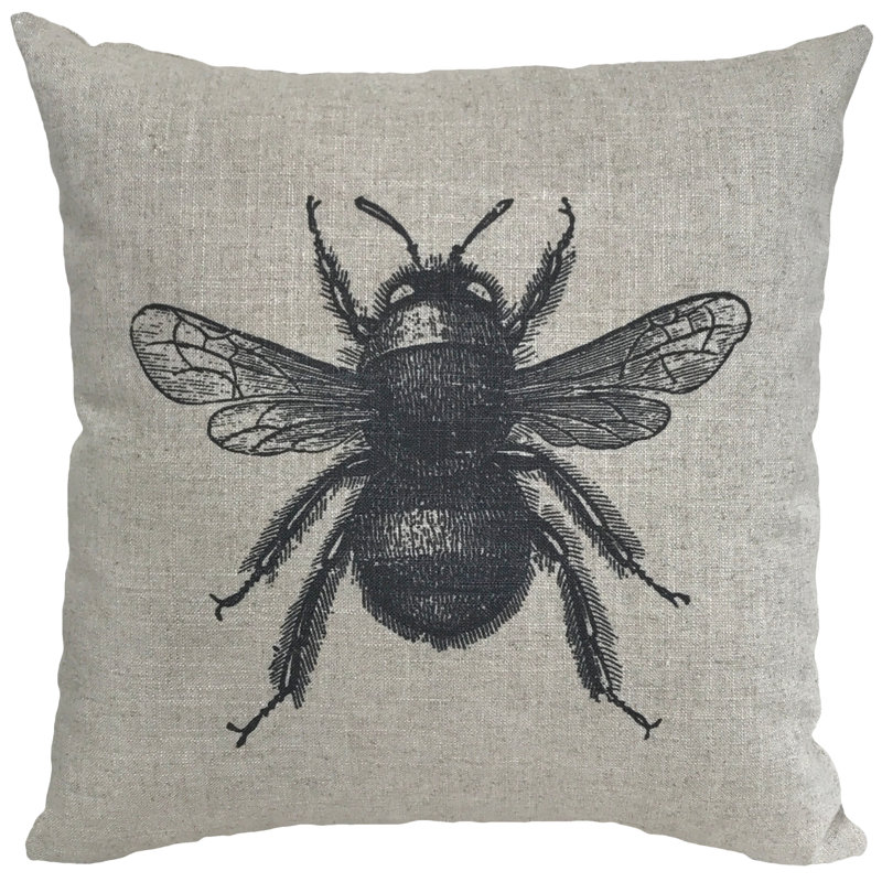 Linen Reversible Throw Pillow