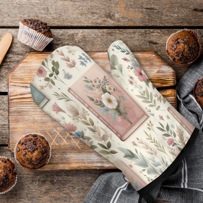 Bloom Tales Oven Mitt Cotton Twill