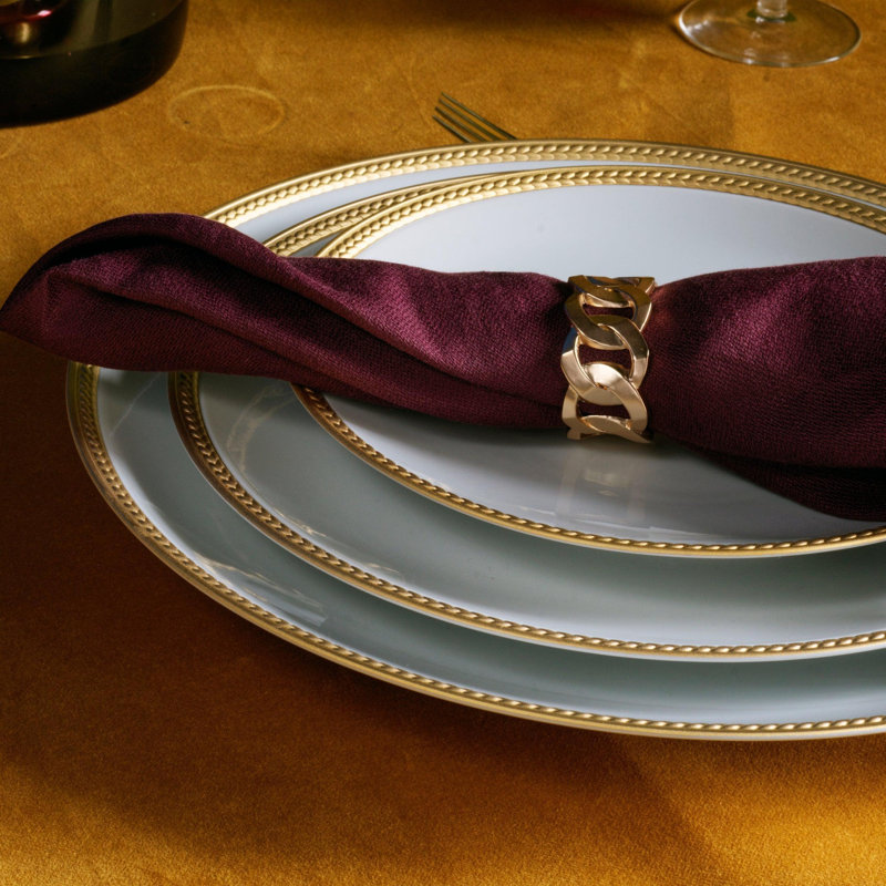 Soie Tressee Gold Charger