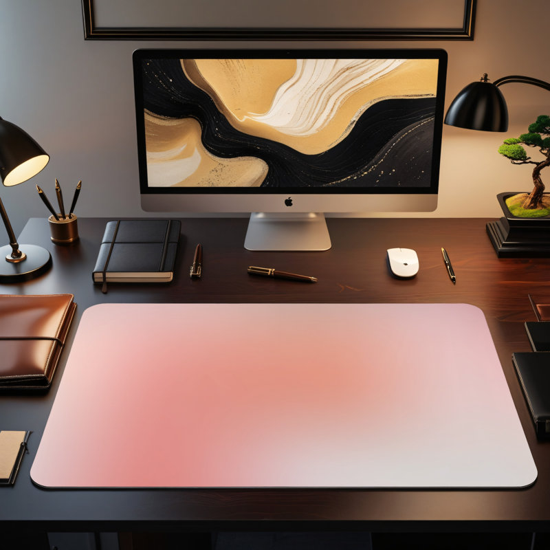 Polyester Desk Pad, 31.5x15.5