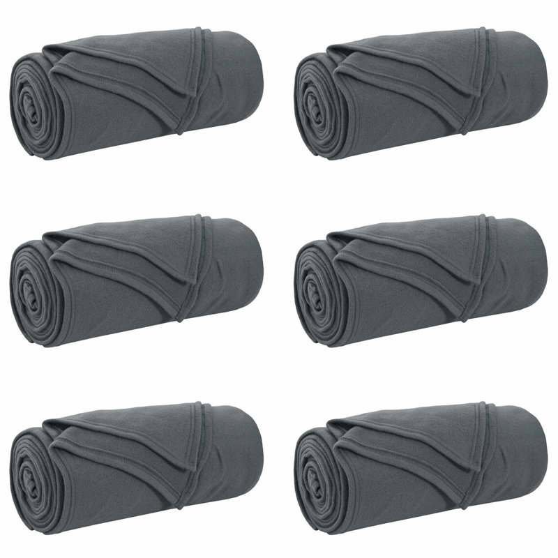 3.5-50 Throw Blanket, Dark Grey, 170cm x 130cm