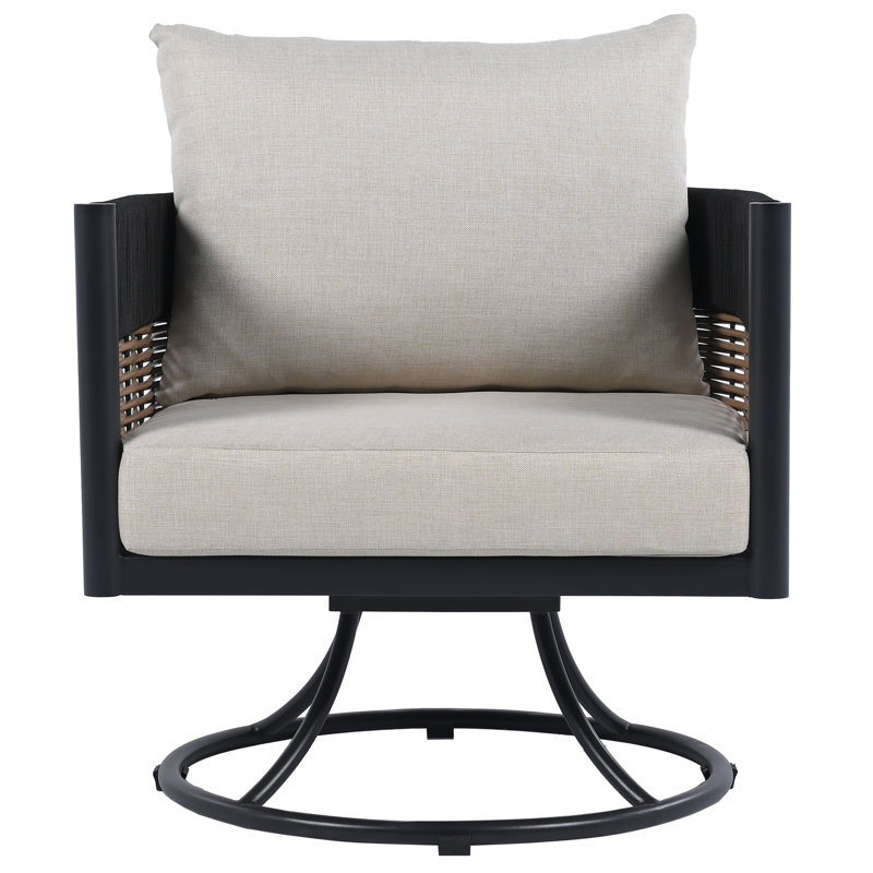 Harrison Swivel Chair, Taupe