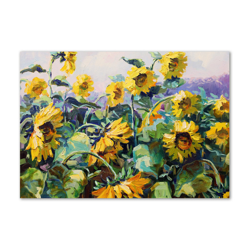 Sunflowers - No Frame Print on Canvas