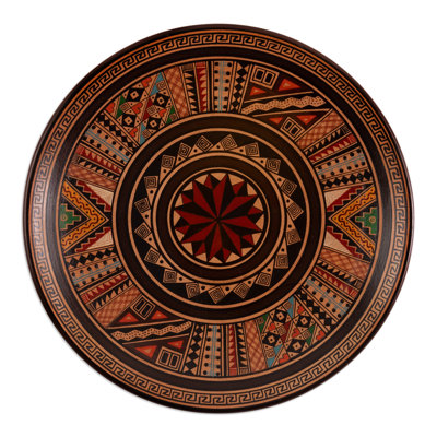 Rimsha Handmade Traditional Abstract Wall Decor on Ceramic