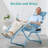 Monochromatic Zero Gravity Chair, Folding Patio Recliner W/Side Tray, Headrest-2142162109