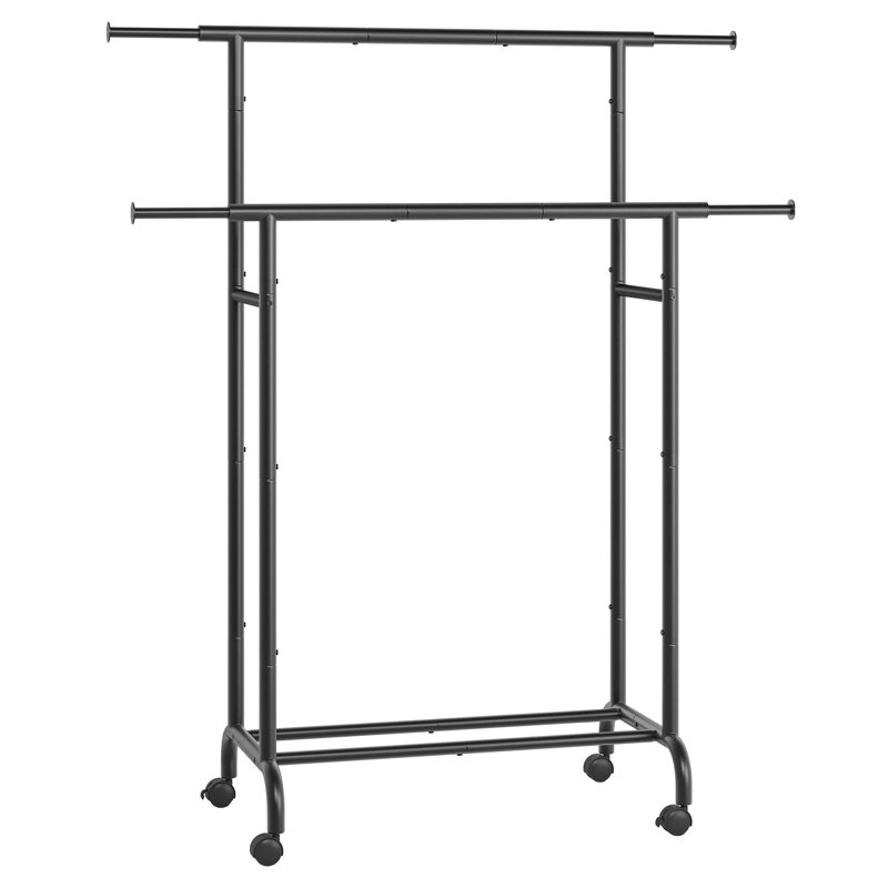 Guenevere Adjustable Rolling Clothing Rack