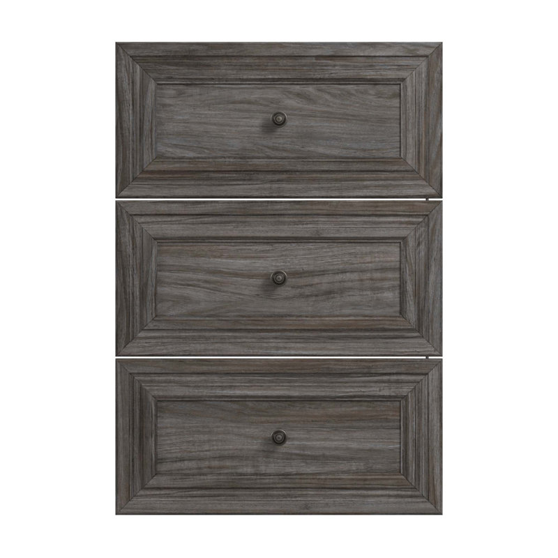 Commode à 3 tiroirs Alvaretta, Blanc