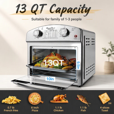 7-in-1 Convection Toaster Oven with 5 Pre-Set Menus