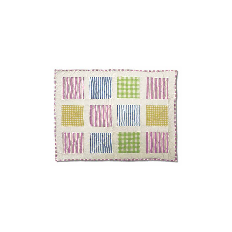 Taie décorative en coton rose Spring Work 4 pièces