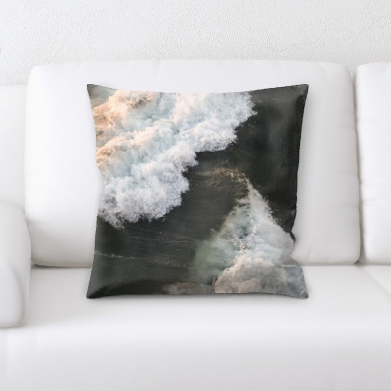 Ida Microsuede Reversible Throw Pillow