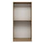 Armoire moderne scandinave, couleur chêne, 35,4 x 82,7 x 20,5 pouces | 100% panneau de particules enduit de mélamine, épaisseur: 0,7 pouce | Solution de rangement élégante pour la chambre à coucher et l'espace de vie, design durable et élégant-1374547837