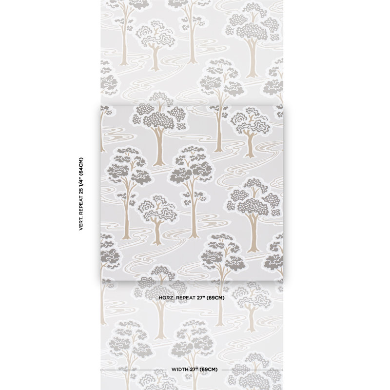 Tree River Wallpaper, Moonstone