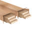 94 po x 1,06 po panneaux de fibres à densité moyenne, panneaux de lattes de bois avec placage de grain de bois-91886103